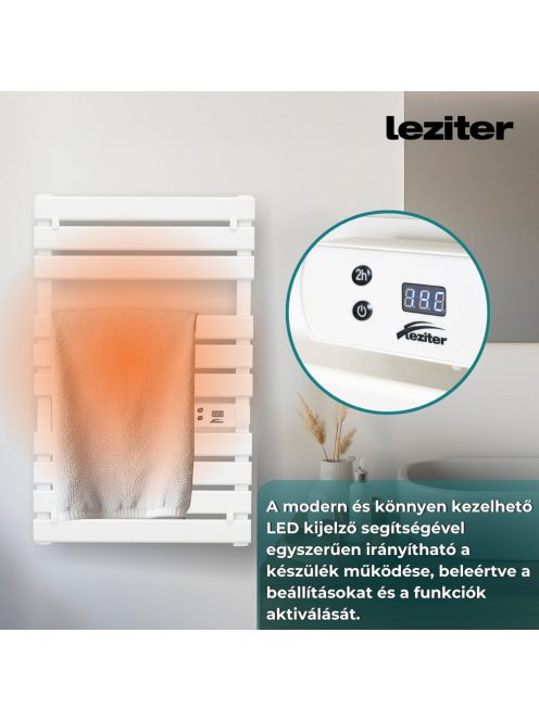 Elektromos törölközőszárító radiátor 500W