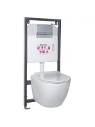 Delos Adriatic Chrome falba építhető WC tartály szett
