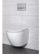 Delos Adriatic Chrome falba építhető WC tartály szett