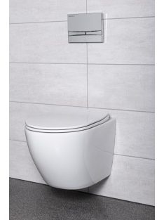 Delos Adriatic Chrome falba építhető WC tartály szett