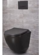 Delos BL Adriatic Black falba építhető WC tartály szett