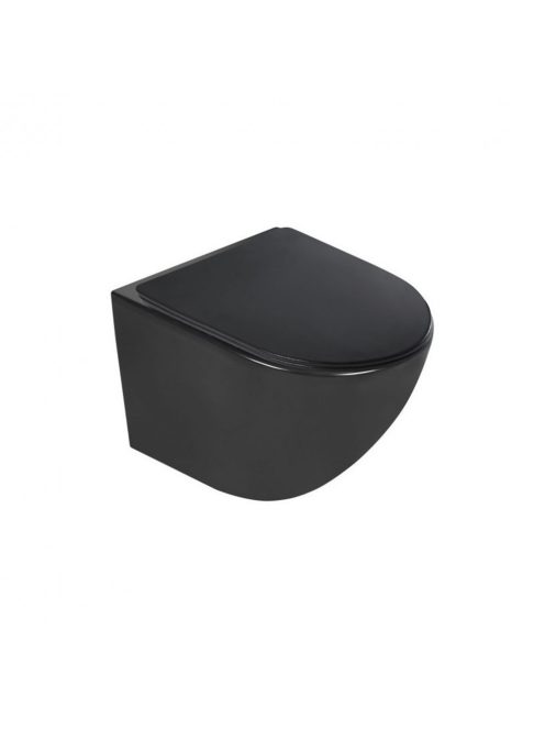 Delos BL Adriatic Black falba építhető WC tartály szett