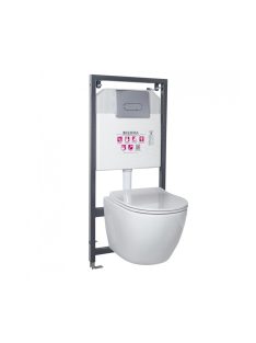 Delos Chrome falba építhető WC tartály szett