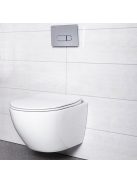 Delos Chrome falba építhető WC tartály szett