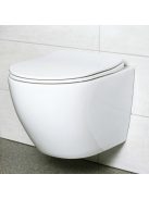 Delos WH fali rimless WC soft-close ülőkével