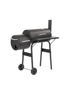 Faszenes kerti grillsütő füstölővel