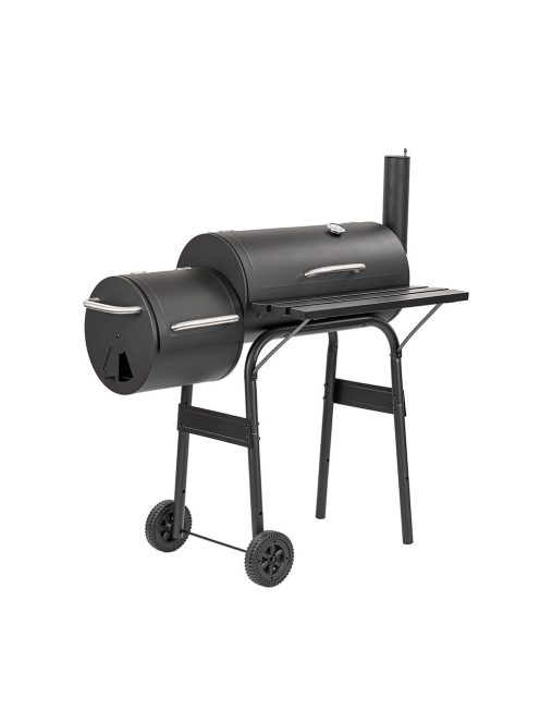 Faszenes kerti grillsütő füstölővel