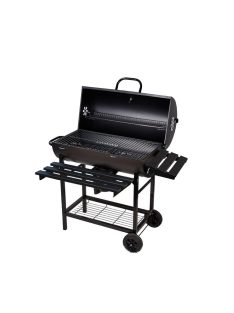 Faszenes kerti BBQ hengeres grillsütő