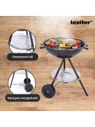 Faszenes kerti gömb grillsütő kerekes