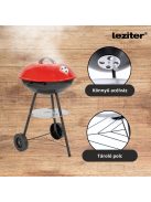 Faszenes kerti gömb grillsütő kerekes