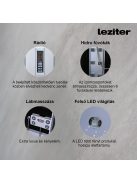 Mila hidromasszázs zuhanykabin - fehér