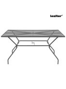 Melfi fém mesh kerti asztal 150x90x75 cm