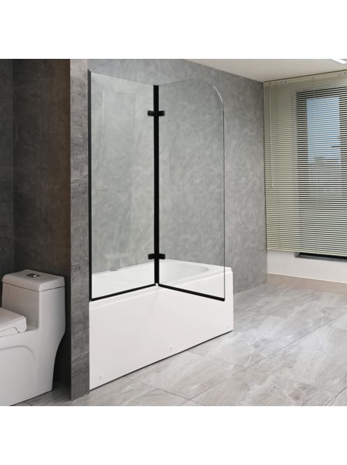 Alor 120x140 cm kádparaván Black