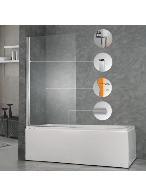 Eva 80x140 cm kádparaván
