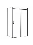 Bold-in 80x100 cm aszimmetrikus zuhanykabin zuhanytálca nélkül