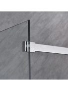 Bold-in 80x100 cm aszimmetrikus zuhanykabin zuhanytálca nélkül