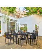 Violina 6+1 karfás kerti bútor garnitúra szett