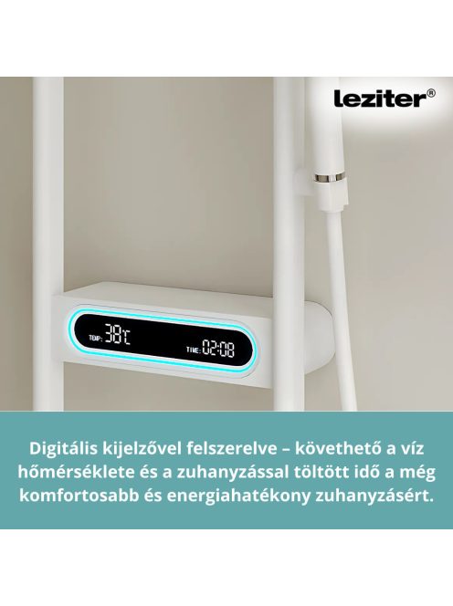 Tropic digitális zuhanyszett termosztátos csapteleppel
