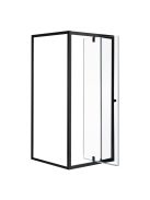 Flexi 80x80 cm falsíkra szerelhető szögletes zuhanykabin zuhanytálca nélkül