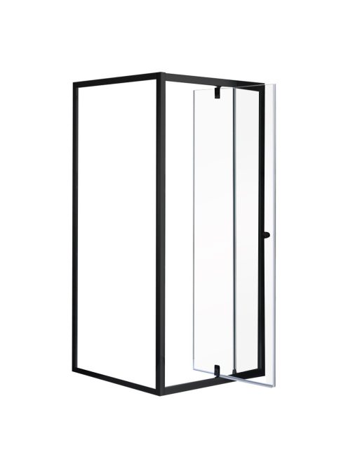 Flexi 80x80 cm falsíkra szerelhető szögletes zuhanykabin zuhanytálca nélkül