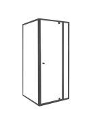 Flexi 80x80 cm sarokba szerelhető szögletes zuhanykabin zuhanytálca nélkül