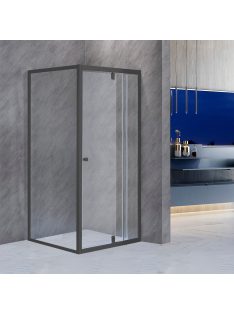   Flexi 80x80 cm sarokba szerelhető szögletes zuhanykabin zuhanytálca nélkül