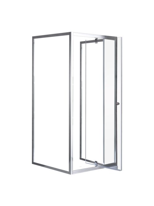 Flexi 80x80 cm falsíkra szerelhető szögletes zuhanykabin zuhanytálca nélkül