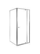 Flexi 80x80 cm sarokba szerelhető szögletes zuhanykabin zuhanytálca nélkül