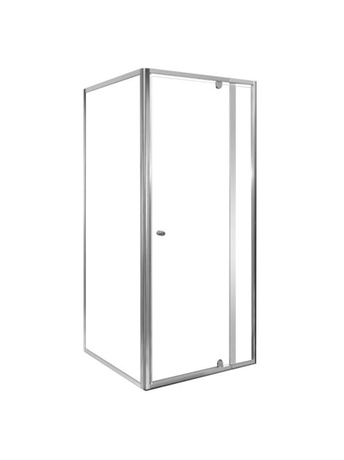 Flexi 80x80 cm sarokba szerelhető szögletes zuhanykabin zuhanytálca nélkül