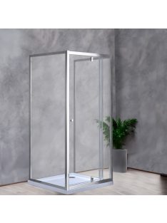   Flexi 80x80 cm falsíkra szerelhető szögletes zuhanykabin zuhanytálca nélkül