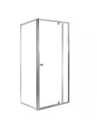 Flexi 80x90 cm sarokba szerelhető aszimmetrikus zuhanykabin zuhanytálca nélkül