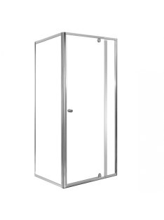   Flexi 80x90 cm sarokba szerelhető aszimmetrikus zuhanykabin zuhanytálca nélkül