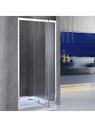 Flexi állítható zuhanyajtó 76-91x185 cm