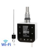 Wifi-s fűtőpatron törölközőszárító radiátorhoz digitális hőfokszabályozóval 600W fehér
