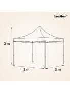 Összecsukható kerti pavilon 3x3 m