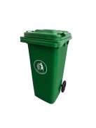 Hulladéktároló 120L zöld