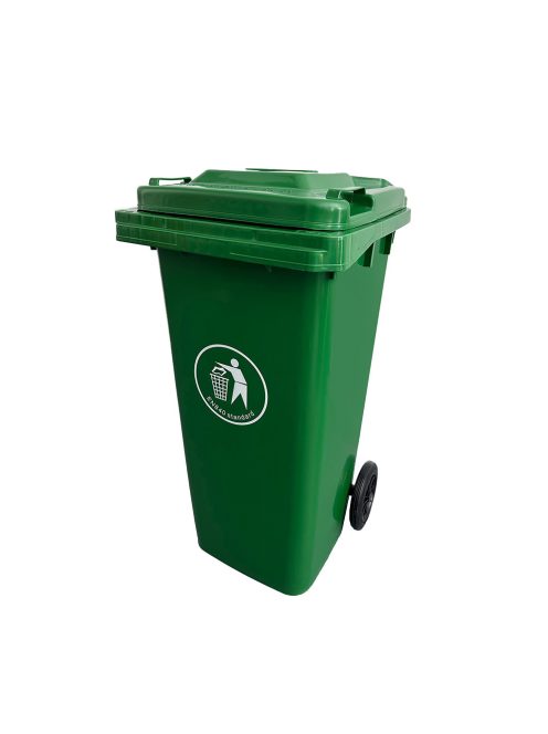Hulladéktároló 120L zöld