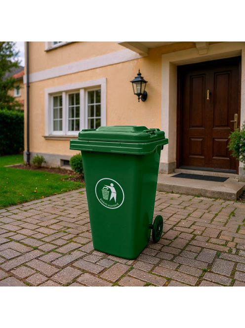 Hulladéktároló 120L zöld