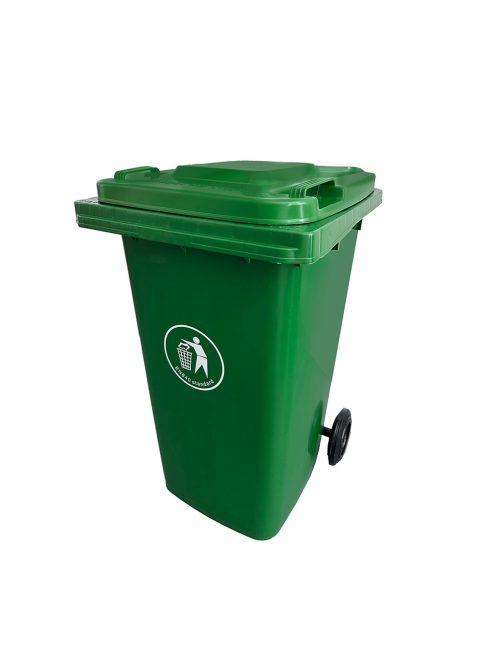 Hulladéktároló 240L zöld