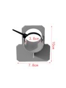 Medencecső tartókonzol 38 mm szürke