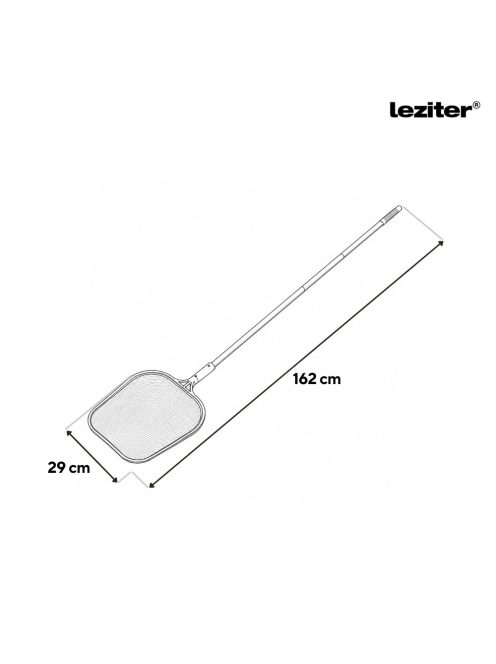 Medence tisztító háló 5 részes nyéllel 122 cm