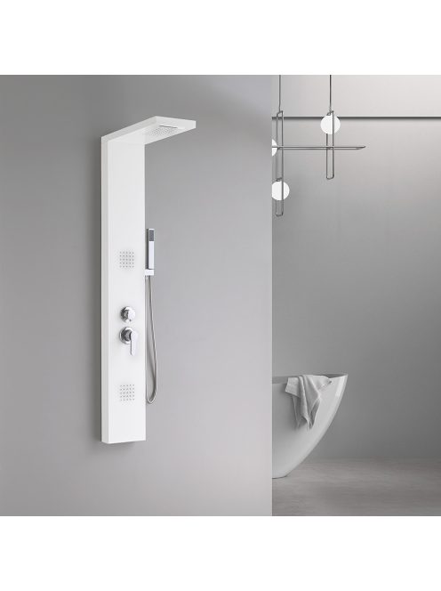 Malaga White hidromasszázs zuhanypanel