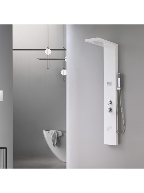 Malaga White hidromasszázs zuhanypanel