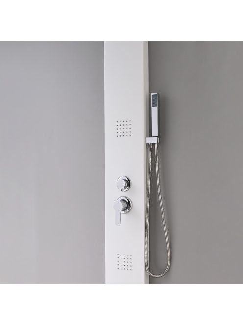 Malaga White hidromasszázs zuhanypanel