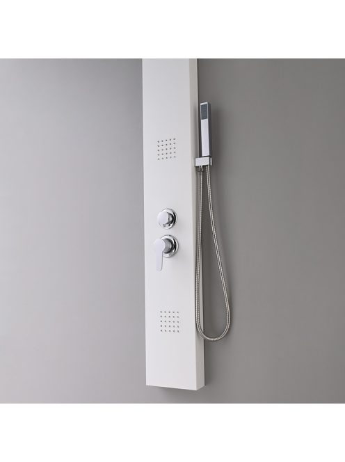Malaga White hidromasszázs zuhanypanel
