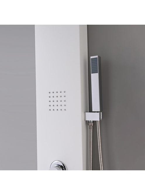 Malaga White hidromasszázs zuhanypanel