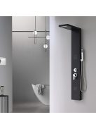 Malaga Black hidromasszázs zuhanypanel