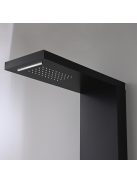 Malaga Black hidromasszázs zuhanypanel