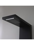 Malaga Black hidromasszázs zuhanypanel
