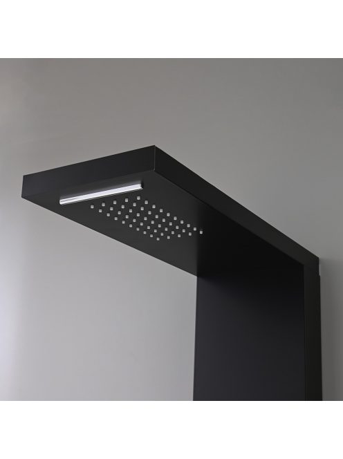 Malaga Black hidromasszázs zuhanypanel